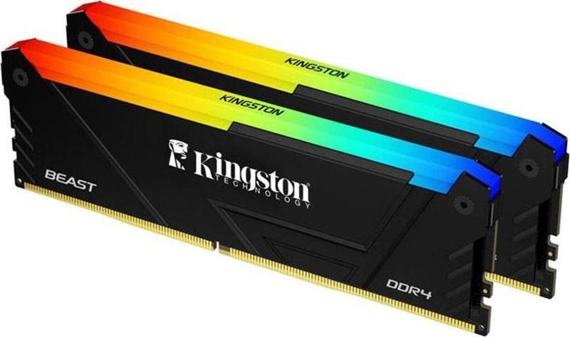 Beast RGB 32GB (2x16GB) DDR4 3600MHZ Siyah CL18 Ram-KF436C18BB2AK2/32TR