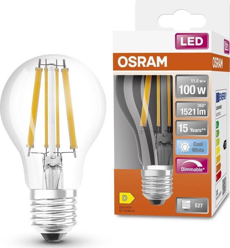 LED FLAMENT DİM 11W KIRIK BEYAZ IŞIK E27