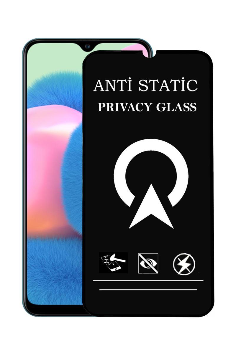 KZY İletişim Samsung Galaxy A30S Tam Kaplayan Anti Statik Görünmez Safir Ekran Koruyucu Hayalet Cam