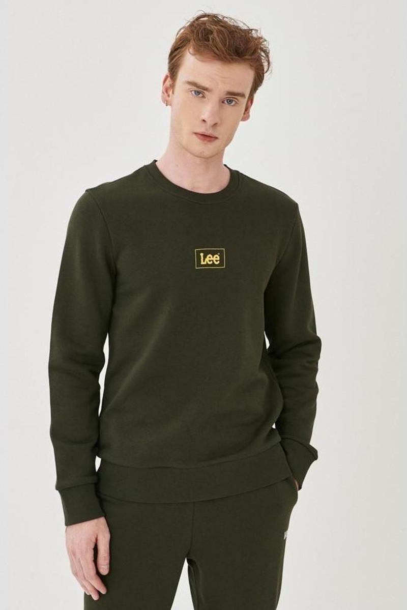 Bisiklet Yaka Erkek Sweatshirt