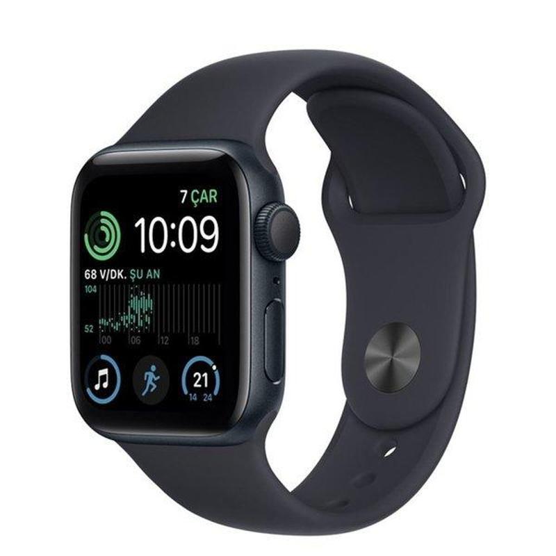 Apple Apple Watch SE 2.nesil GPS 40mm Midnight Aluminium Case with Midnight Sport Band - MNJT3TU/A