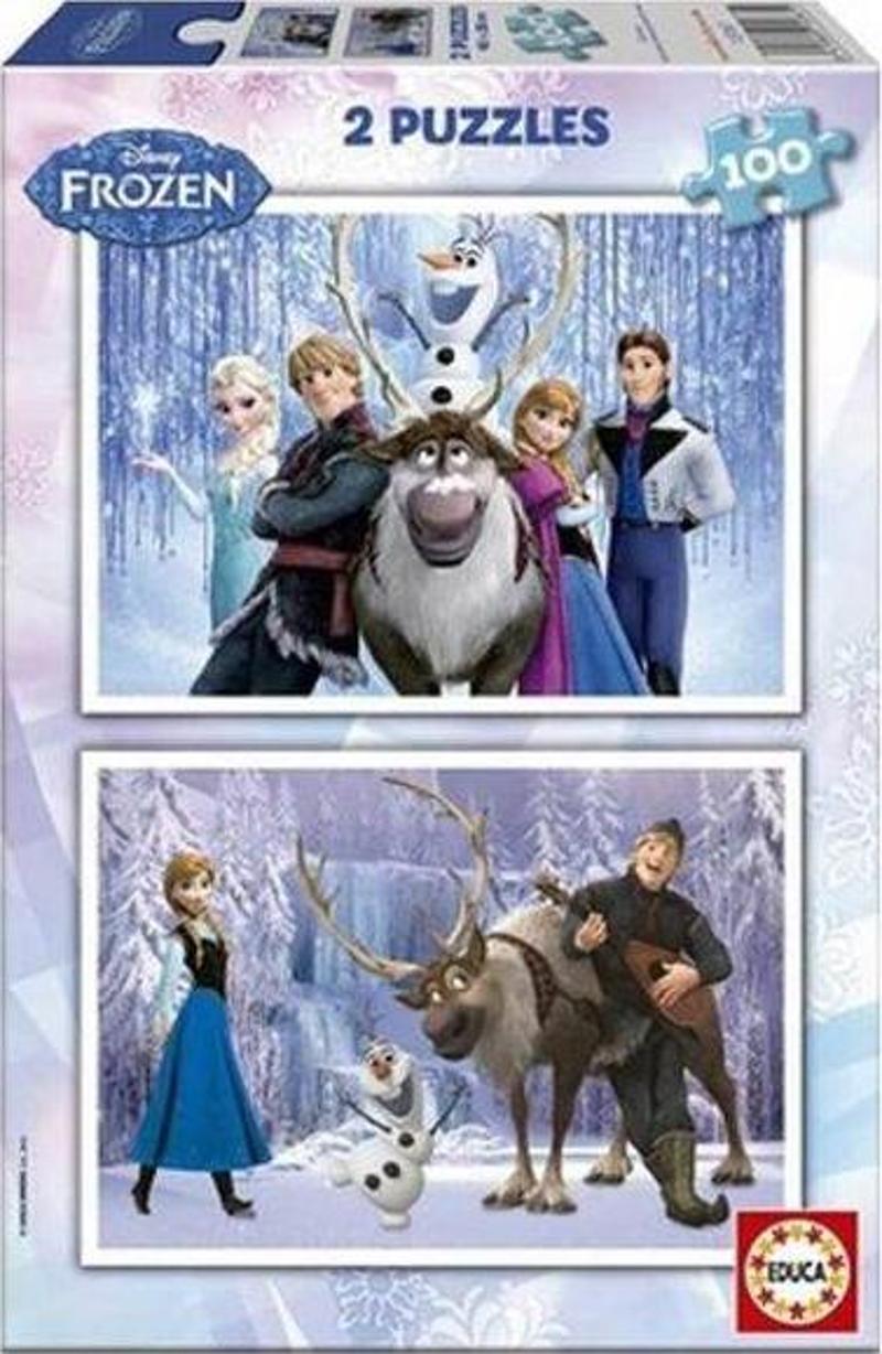 15767 Frozen İkili 100'er Parça Puzzle