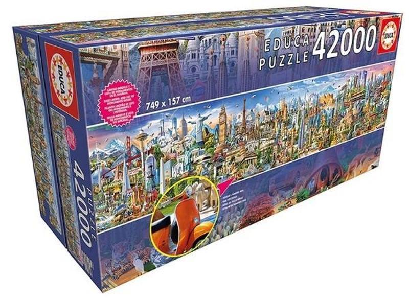 Educa Educa 17570 Around The World 42000 Parça Puzzle