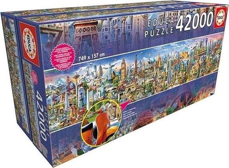 17570  Around The World 42000 Parça  Puzzle