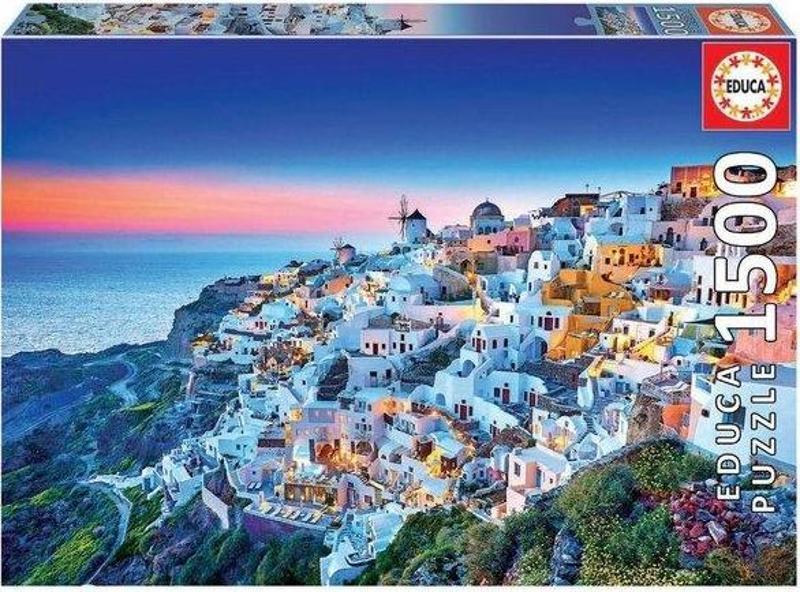 Puzzle 1500 Parça Santorini