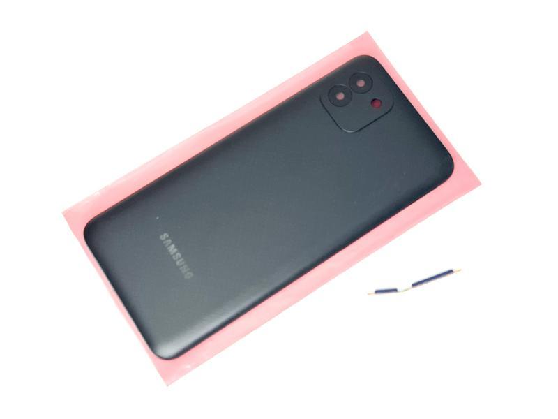 Tkgz Tkgz Samsung Galaxy A03 Sm A035 kasa Arka Pil Batarya Kapağı Siyah