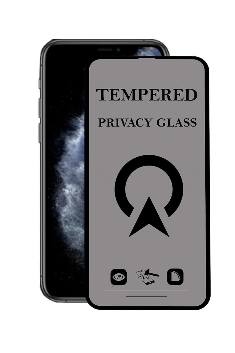 KZY İletişim Apple iPhone 11 Pro Tam Kaplayan Privacy Hayalet Temperli Ekran Koruycu Cam