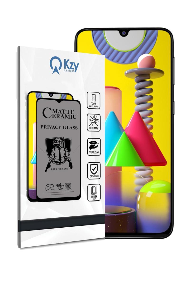 KZY İletişim Samsung Galaxy M31 Tam Kaplayan Mat Seramik Nano Esnek Hayalet Ekran Koruyucu