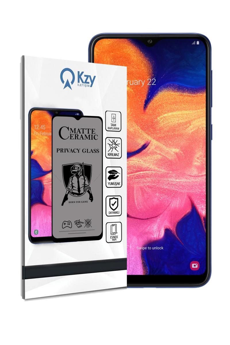 KZY İletişim Samsung Galaxy A10 Tam Kaplayan Mat Seramik Nano Esnek Hayalet Ekran Koruyucu