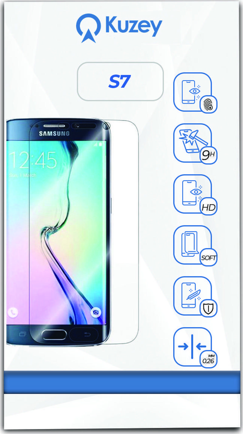 Samsung S7 Temperli Ekran Koruyucu Kırılmaz Cam