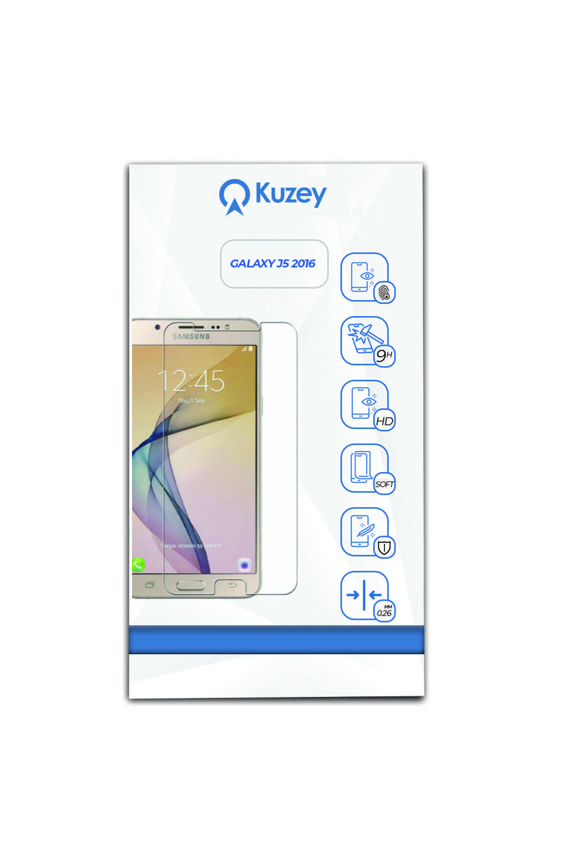KZY İletişim KZY İletişim Samsung J5 2016 Temperli Ekran Koruyucu Kırılmaz Cam