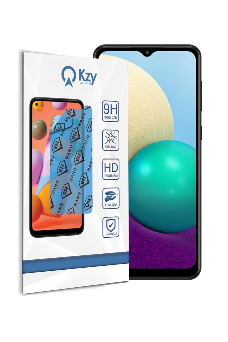 KZY İletişim Samsung Galaxy A02 Nano Ekran Koruyucu Kırılmaz Esnek Cam