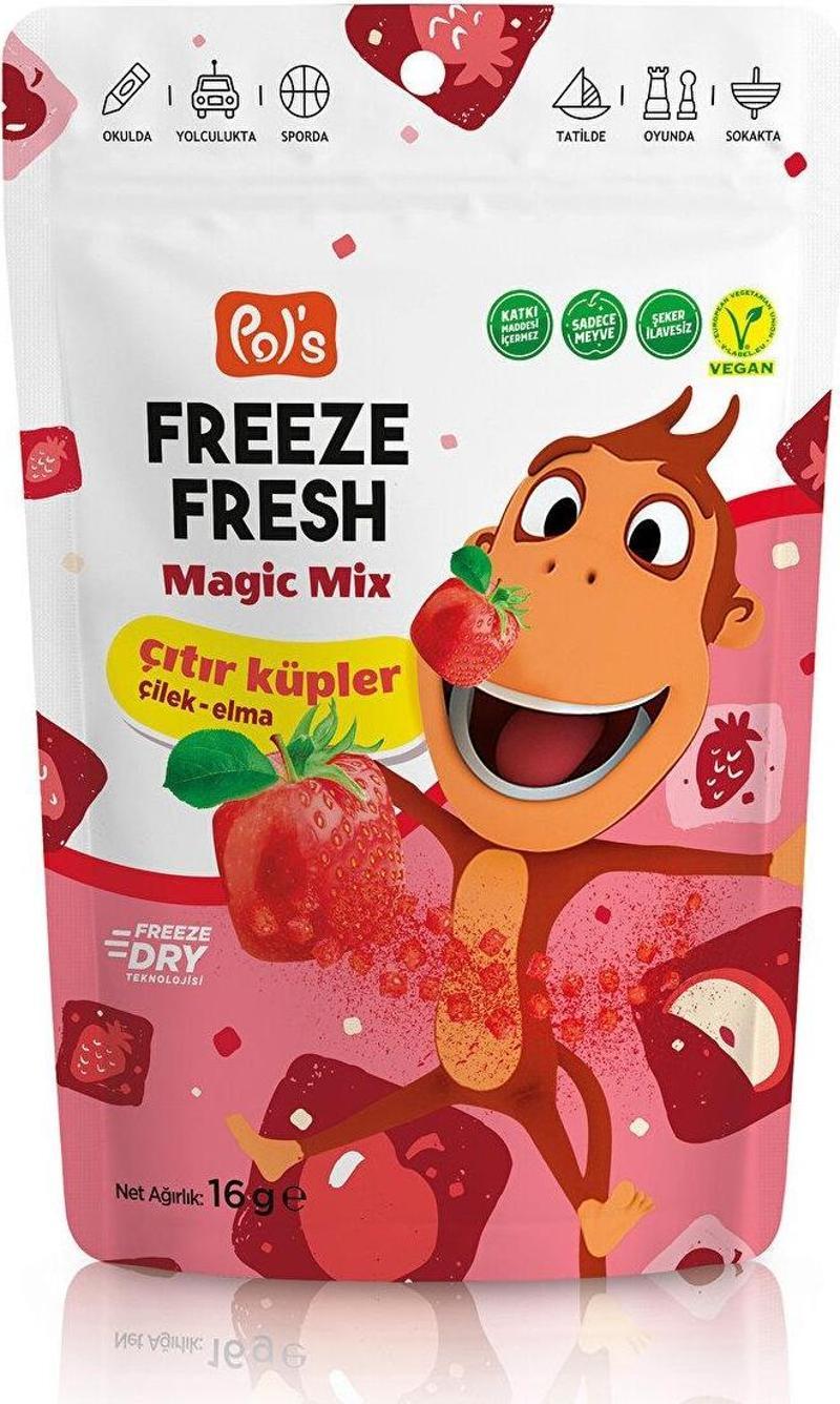 Kukuli Freeze Fresh Magic Mix Çıtır Küp 20gr