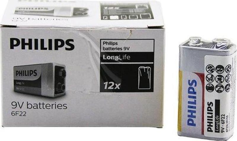 PHILIPS  9V  PİL  12PCS 330247