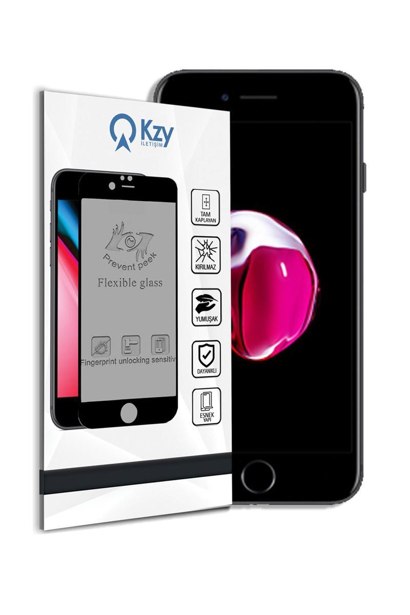 KZY İletişim Apple iPhone SE 2020 Tam Kaplayan Seramik Nano Esnek Hayalet Ekran Koruyucu