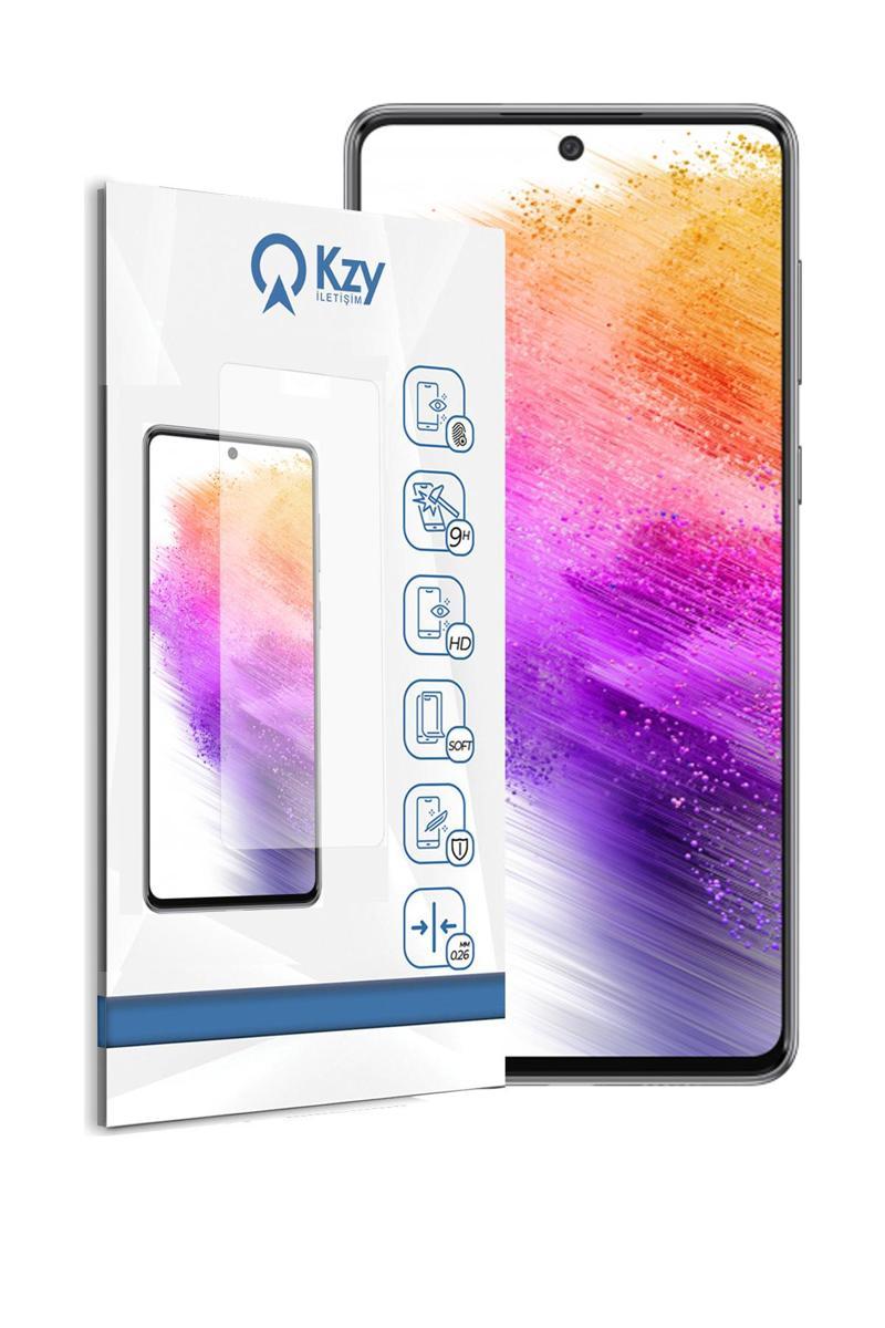 KZY İletişim Samsung Galaxy A73 Temperli Ekran Koruyucu Kırılmaz Cam Ekonomik 3'lü Paket