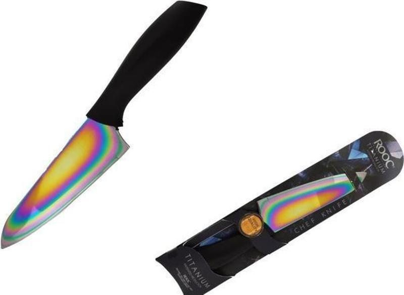 titanyum şef bıçak 2 li - çok amaçlı yemek - sebze bıçağı 28 cm.st-03
