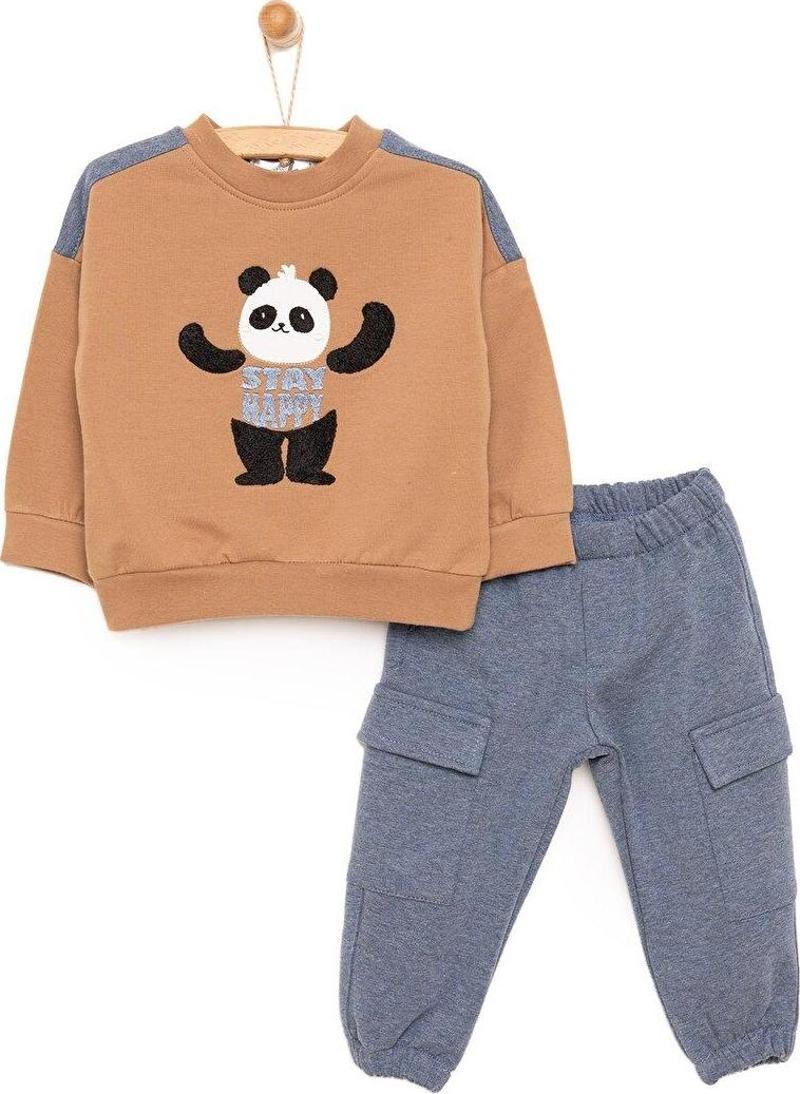 Cool Boy Sweatshirt-Pantolon Erkek Bebek