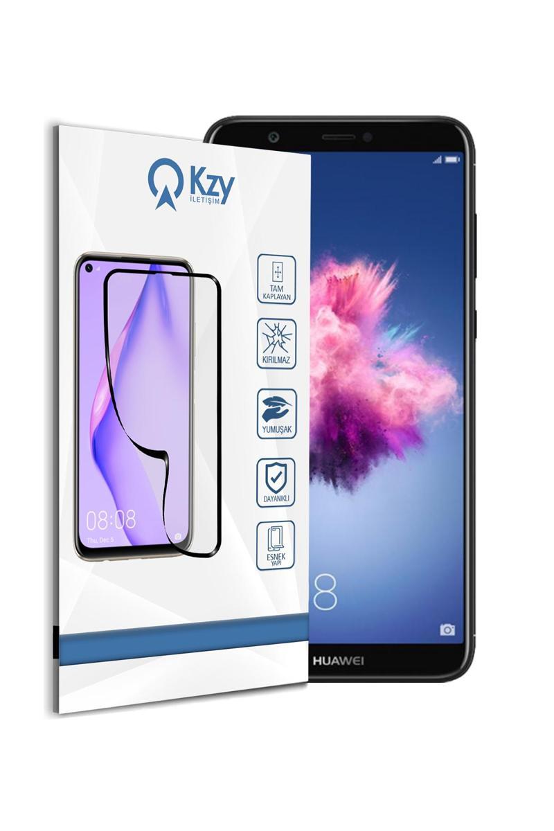 KZY İletişim Huawei P Smart Tam Kaplayan Fibernano Ekran Koruyucu Esnek Cam