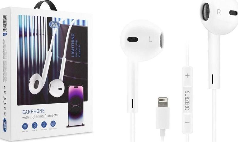 Ep80 Lightning Soundpower Earpods Kablolu Kulaklık Beyaz Tak Çalıştır