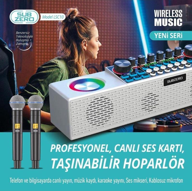 Profesyonel Canlı Ses Kartı Bluetooth Müzik Kutusu