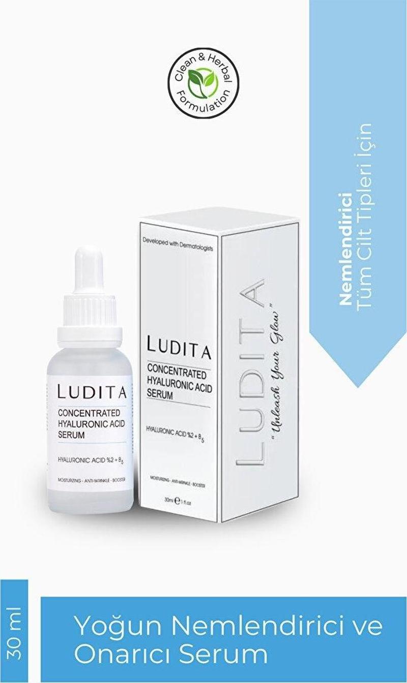 Ludita Yoğun Nemlendirici Ve Onarıcı Serum ( Hyaluronic Acid + B5 )