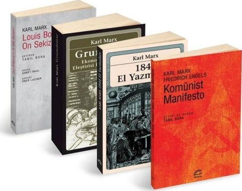 Karl Marx Seti - 3 Kitap  -  Komünist Manifesto Hediyeli