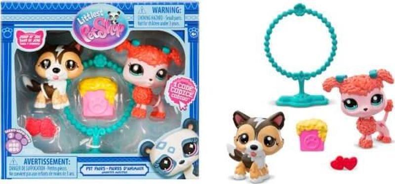 Littlest Pet Shop Minişler 2’li Figür Seti S2 S00000620 Shetland Çoban Köpeği Ve Poodle Köpek