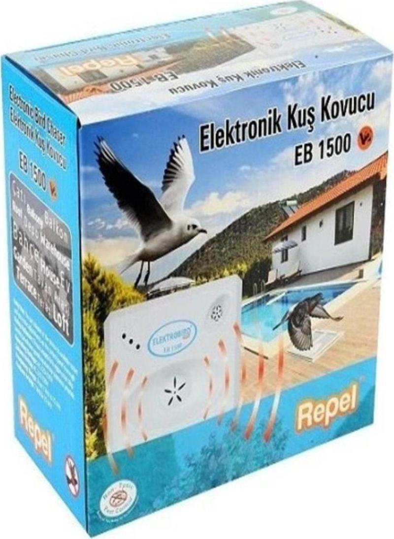 Eb 1500 V2 Sonik Ultrasonik Alan Koruyucu Kanatlı Hayvan Ve Genel Kuş Engelleyici