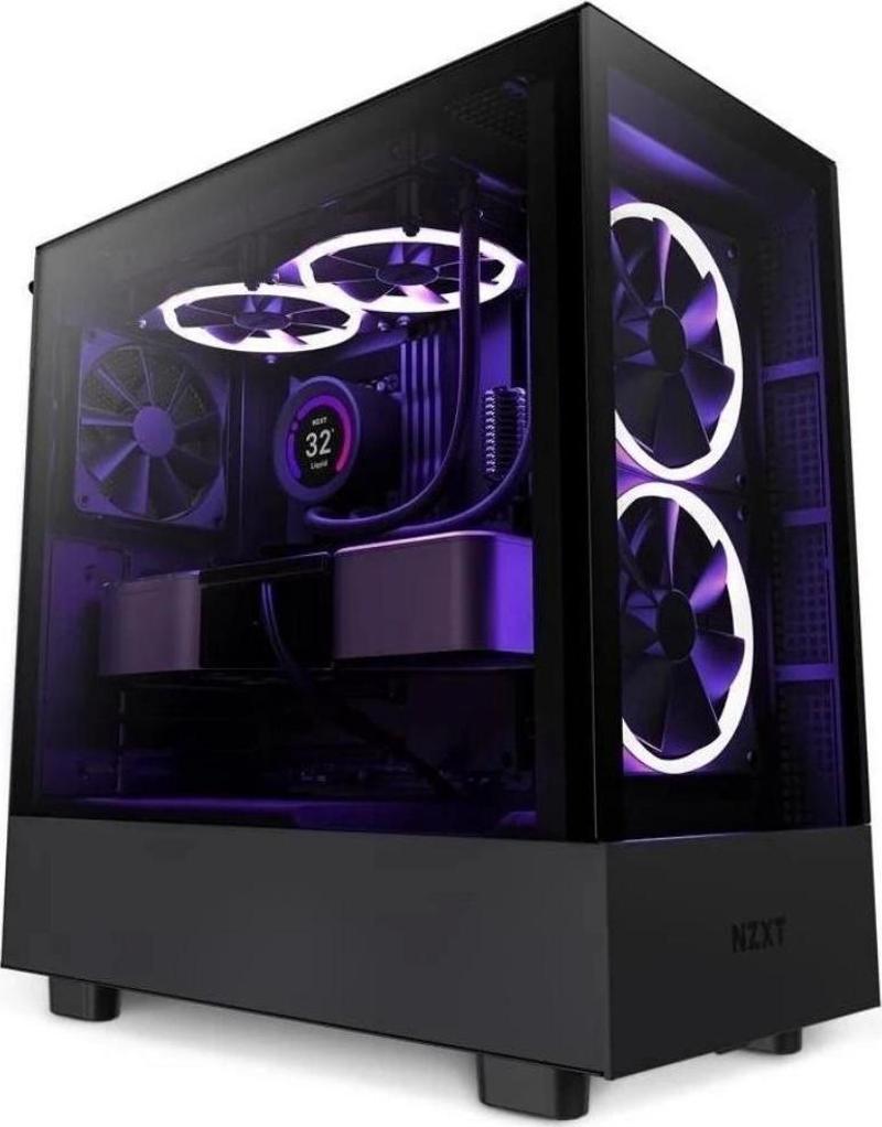 H5 Elite Tempered Glass USB 3.2 ATX Siyah Kasa