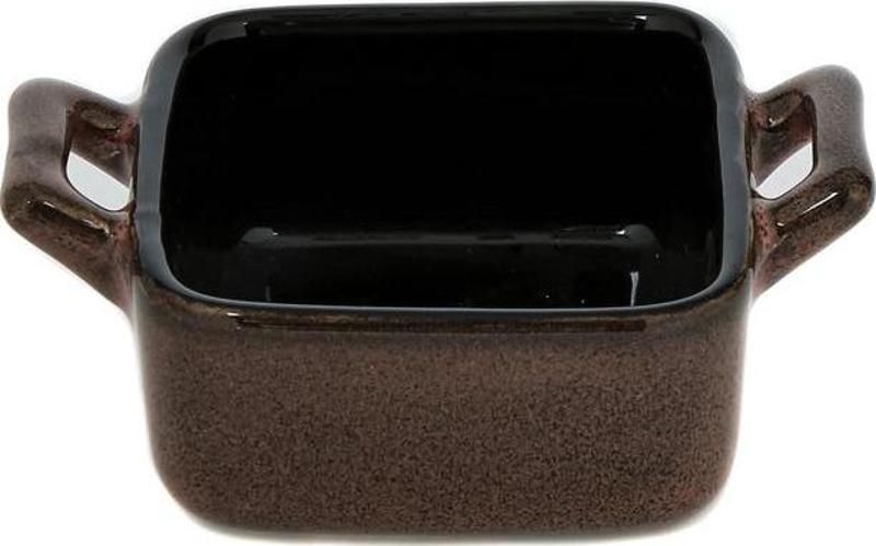 6x6cm Mini Kulplu Seramik Sufle Kabı Reçellik Sosluk Fırın Kabı Asorti