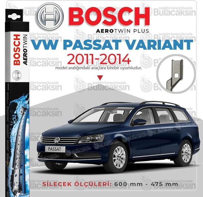 VW Passat Variant Muz Silecek Takımı (2011-2014) Bosch Aerotwin