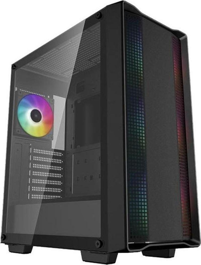 CC560 V2 PF550 550W 80Plus Mid-Tower 4xRainbow Fanlı Mid-Tower Siyah Kasa