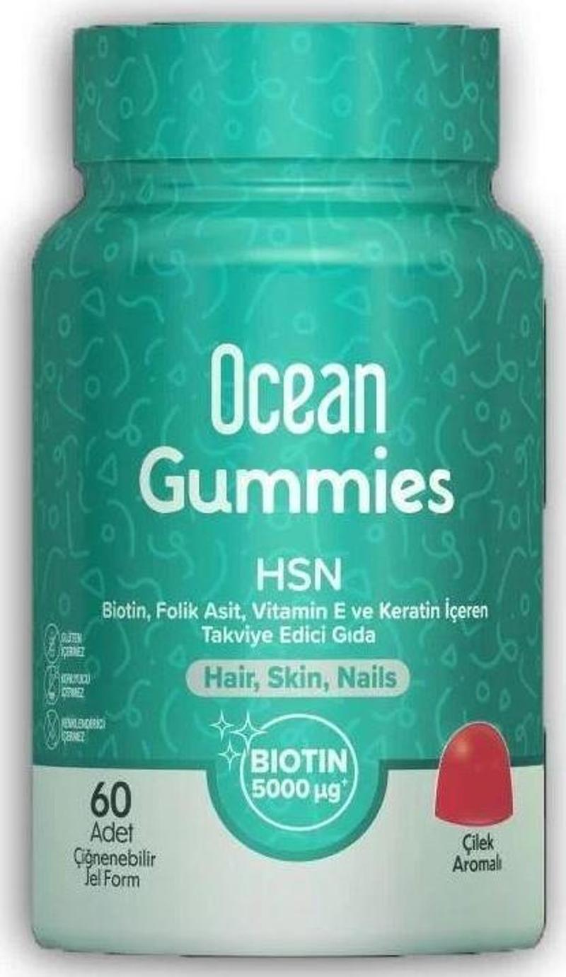 Gummies HSN Çiğnenebilir Jel Form 60 Adet