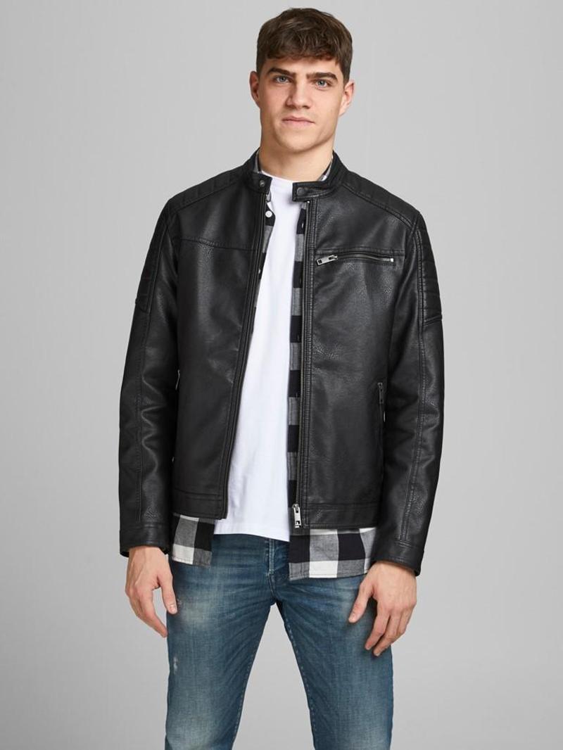 Jack&Jones Erkek Pu Deri Ceket 12147218