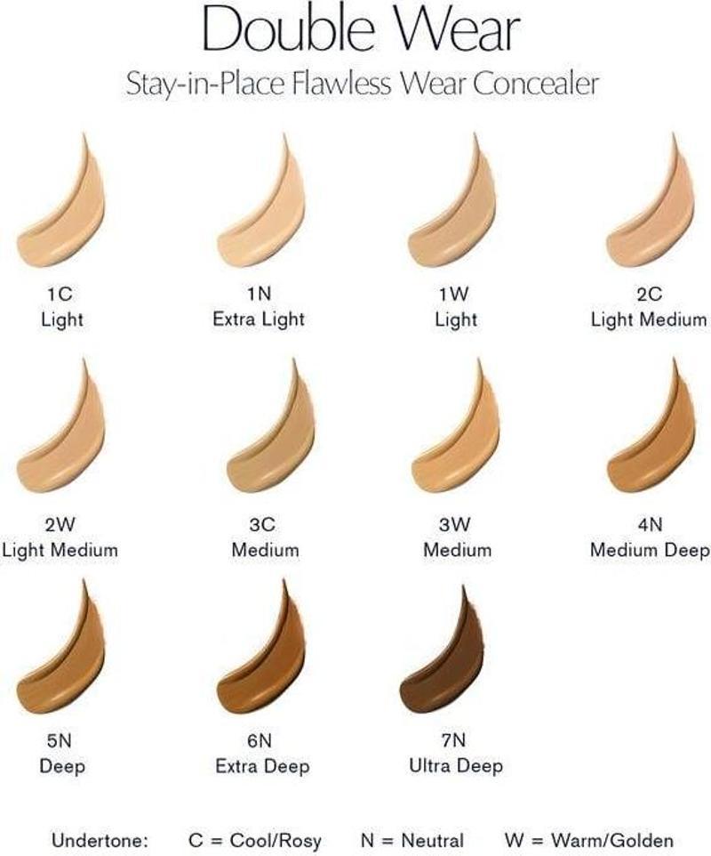 Double Wear S.I.P Flawless Wear Concealer Spf 10 1W Light (Warm) 7 ml