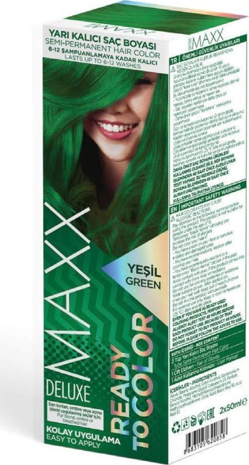 Yarı Kalıcı Mix Boya Yeşil