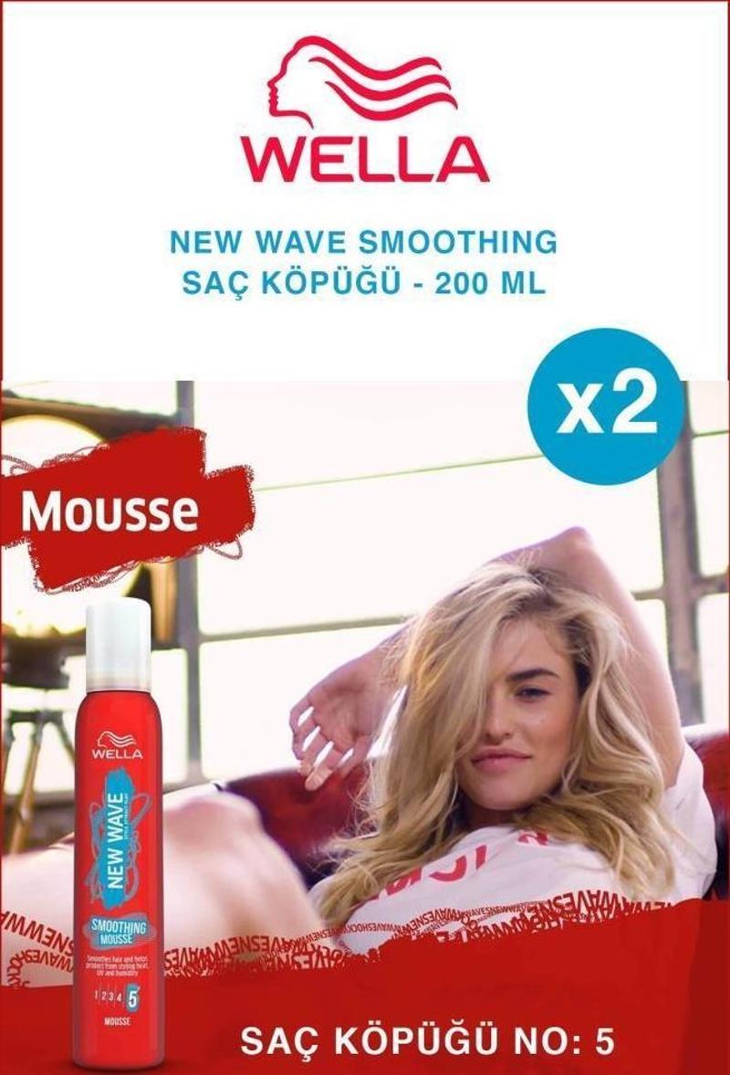 New Wave Smoothing Saç Köpüğü - 200 ml x2