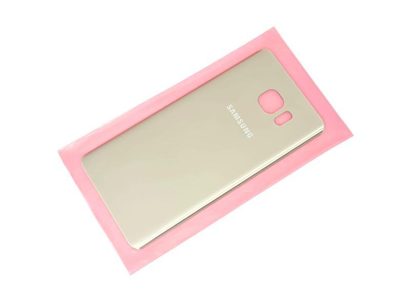 Tkgz Tkgz Samsung Galaxy NOTE 5 Arka Pil Batarya Kapağı (CAM) GOLD