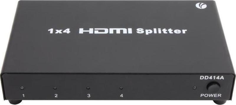 DD414A 1-4 Port 1.4V 1080P Metal Hdmi Splitter