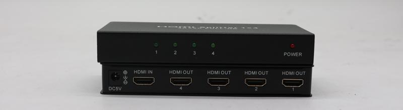 DD444 1-4 Port 1.4V 4k@30hz Metal Hdmi Splitter