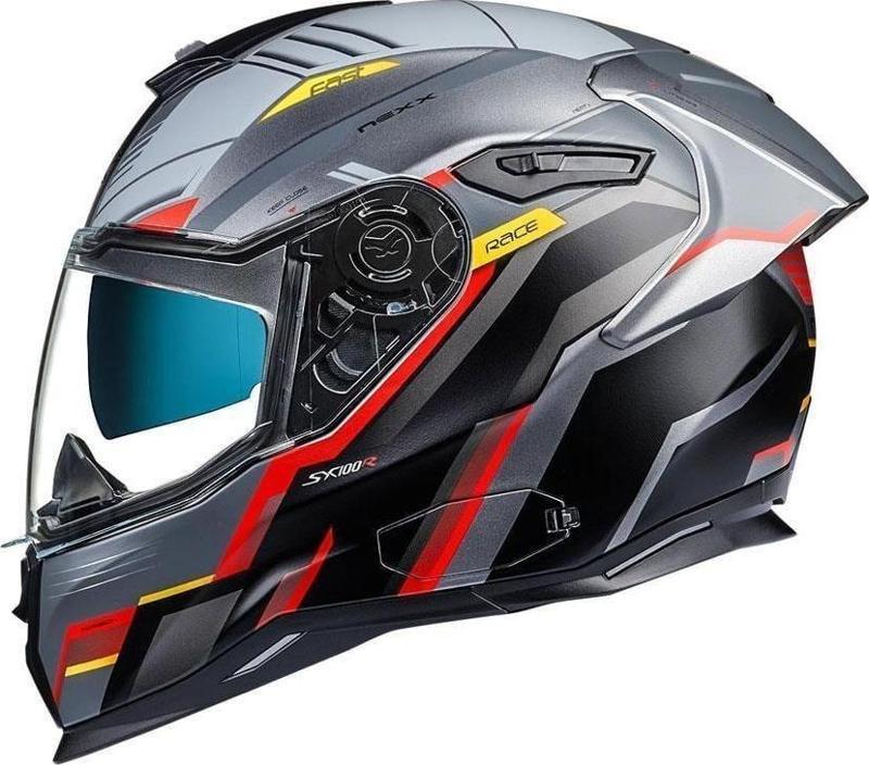 SX.100R Gridline Full Face Motosiklet Kaskı