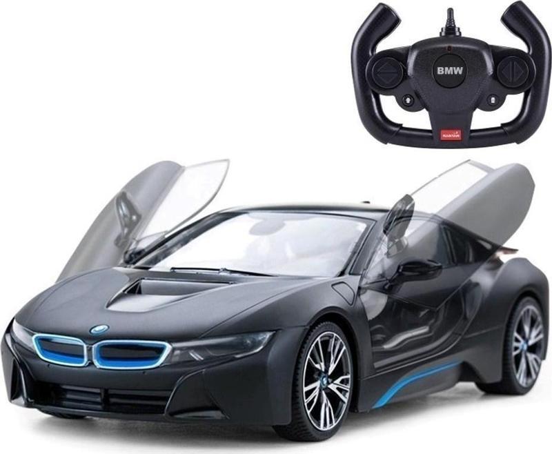 1:14 Uzaktan Kumandalı Araba Bmw İ8 Oto Kapı Açılan 2.4 Ghz 4.8v Usb Şarj Işıklı Siyah