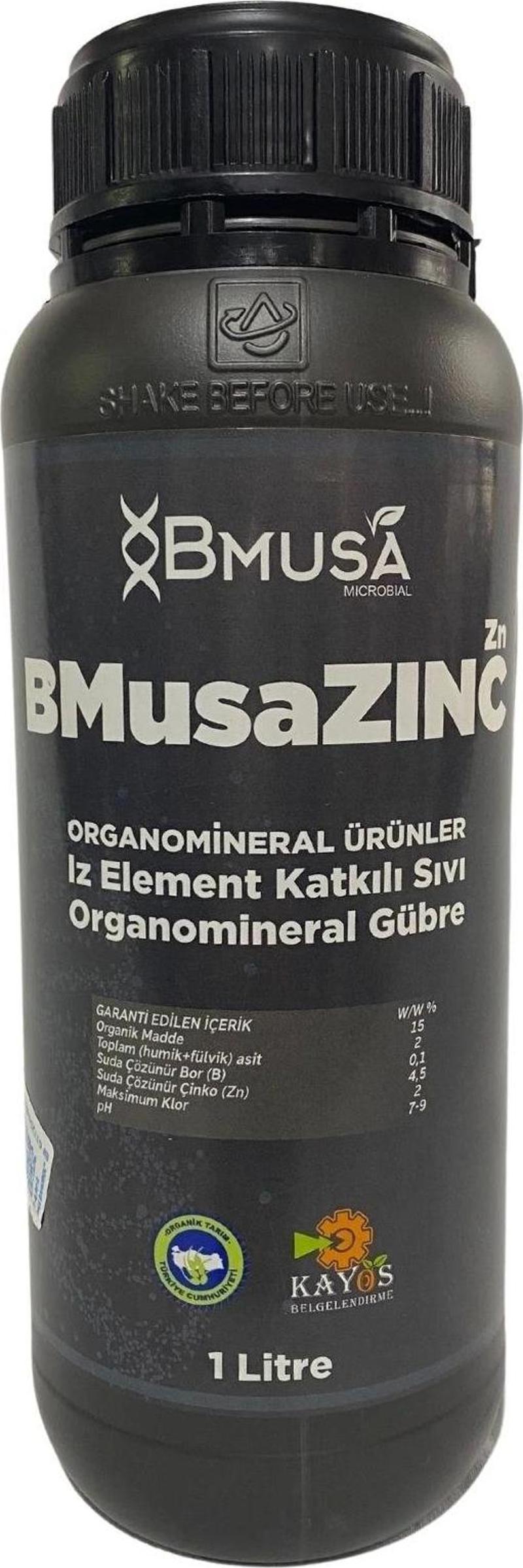 Zing İz Element Katkılı Sıvı Organominarel Gübre 1 Lt