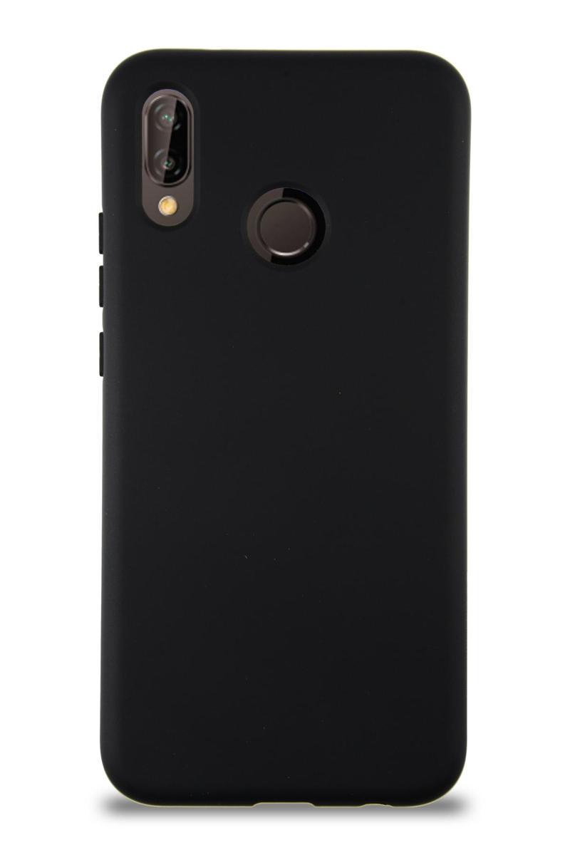 Kılıfmania Xiaomi Redmi Note 7 Pro Kapak İçi Kadife Kamera Korumalı Lansman Silikon Kılıf - Siyah