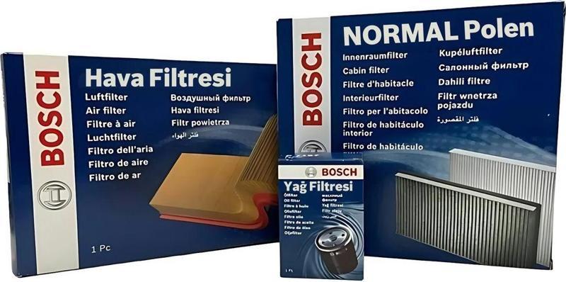 Vw Passat 1.8 T Filtre Bakım Seti 2000-2005 3F Hava-Yağ-Normal Polen