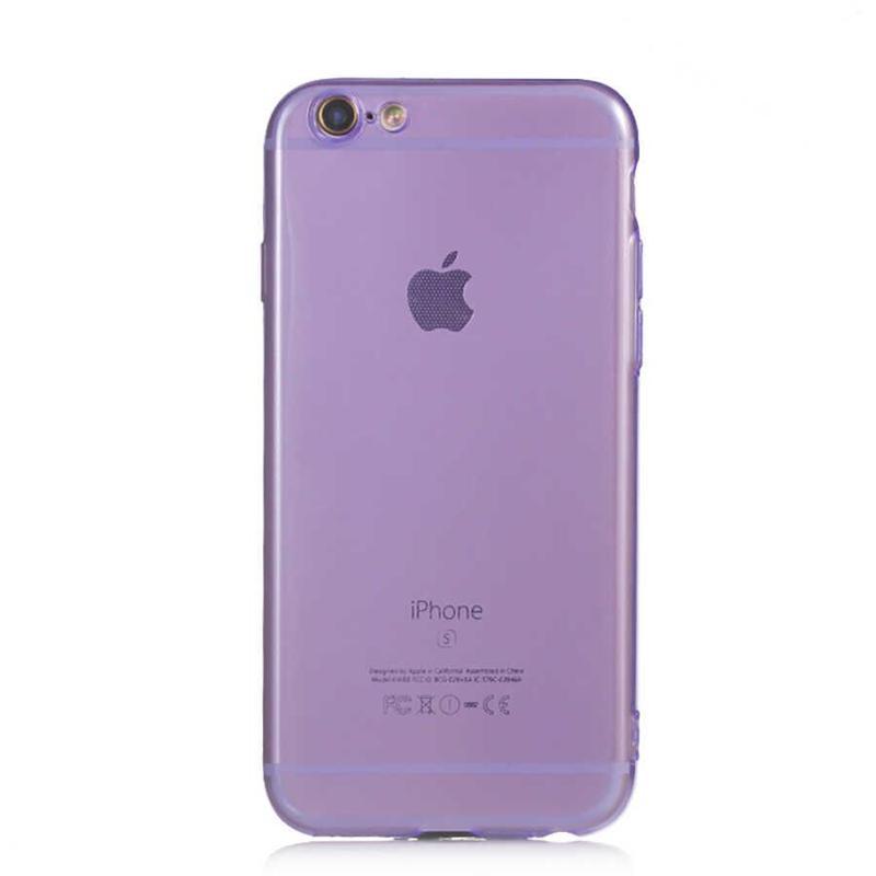 KZY İletişim Apple iPhone 6 Kapak Kamera Korumalı Neon Renkli Silikon Kılıf - Neon Mor