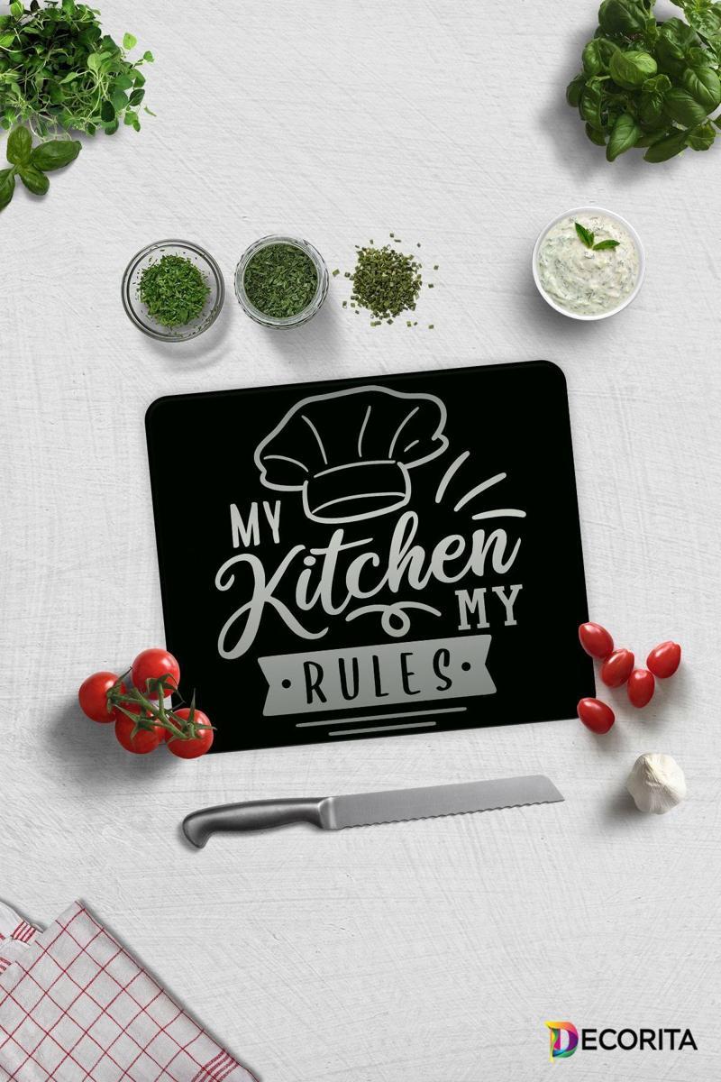 Cam Kesme Tahtası - Cam Kesme Tablası | My Kitchen My Rules | 29cm x 34cm