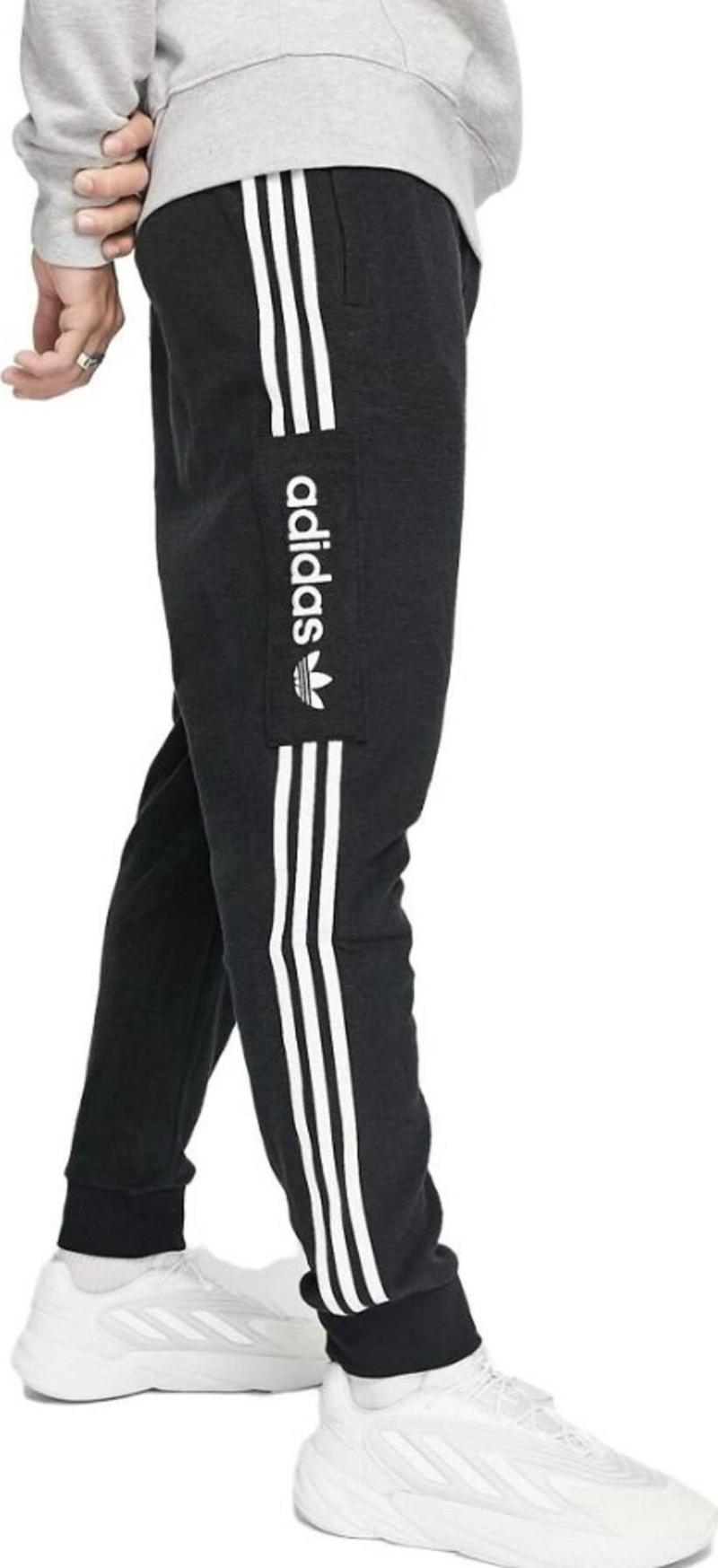 SPRT Comfort 3-Stripes Erkek Siyah Eşofman Altı