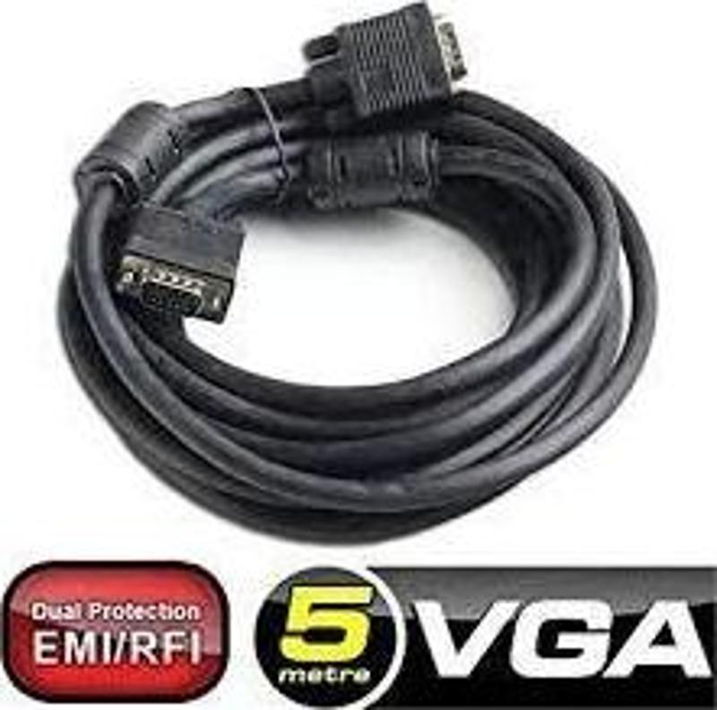 5mt VGA Kablosu (Erkek-Erkek) DK CB VGAL500